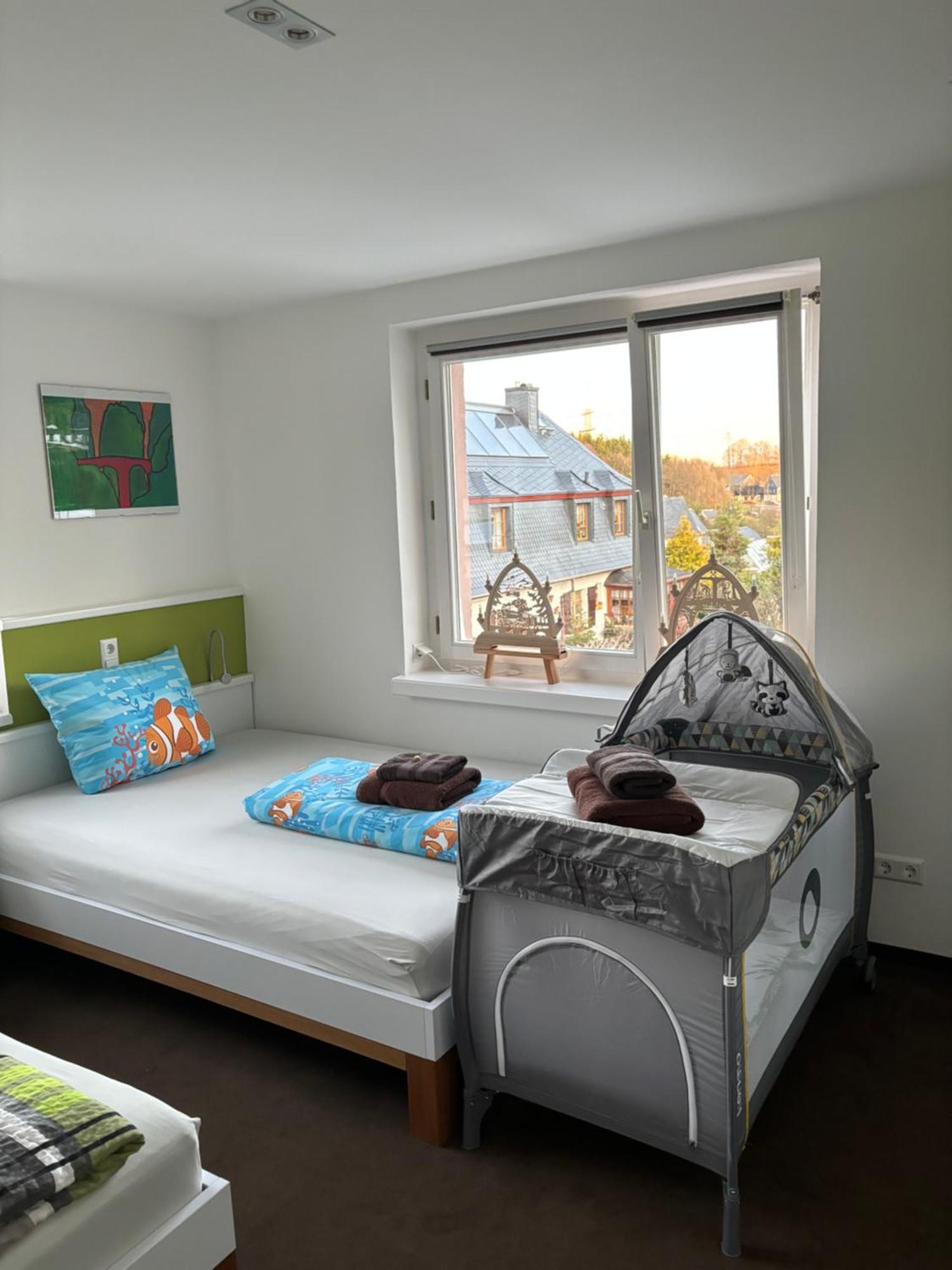 Ferienwohnung Starennest Thermalbad Wiesenbad Ngoại thất bức ảnh