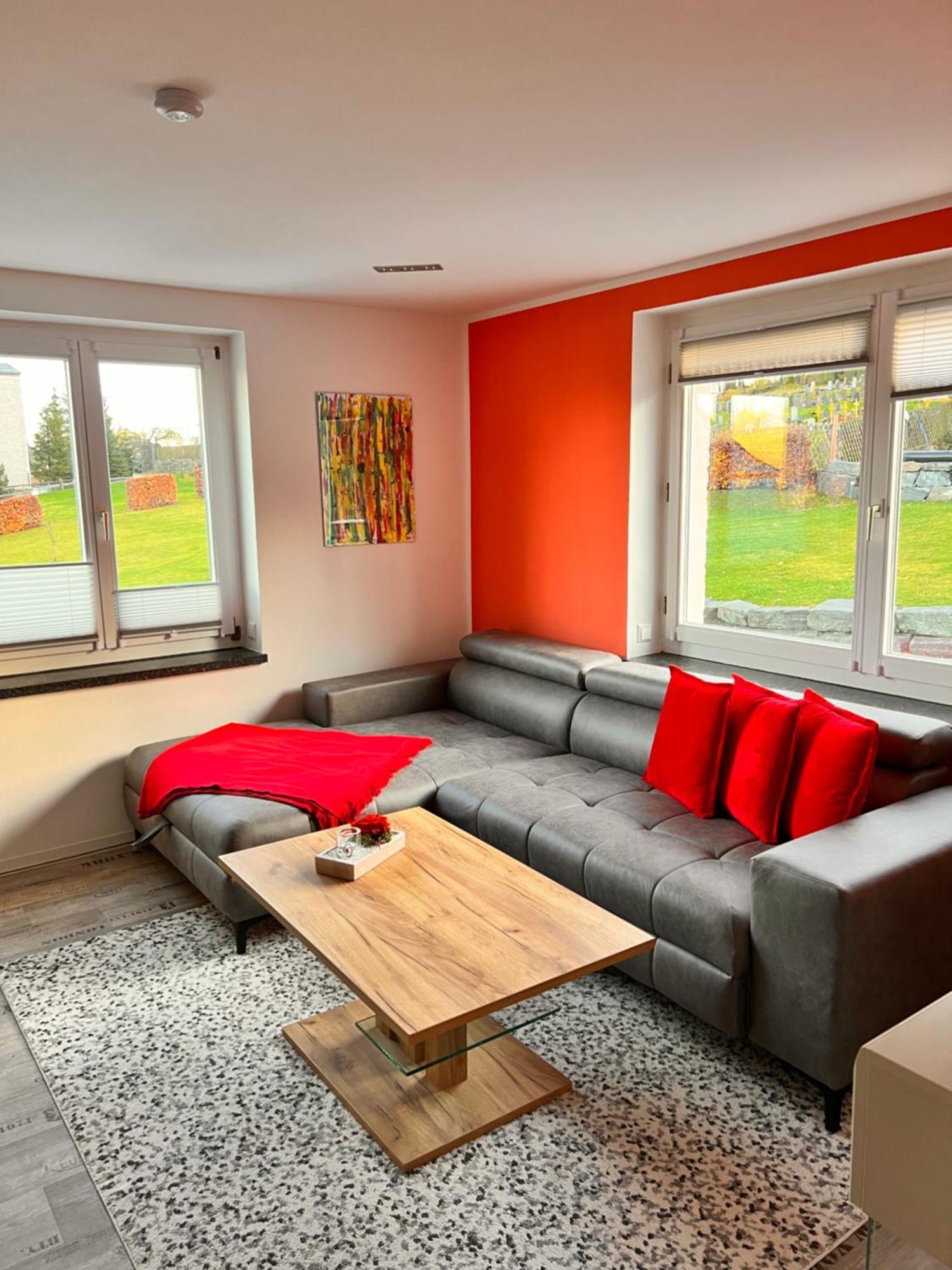 Ferienwohnung Starennest Thermalbad Wiesenbad Ngoại thất bức ảnh